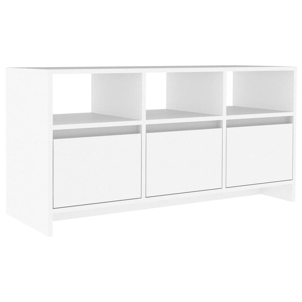 809800 vidaXL TV Cabinet White 102x37,5x52,5 cm Engineered Wood