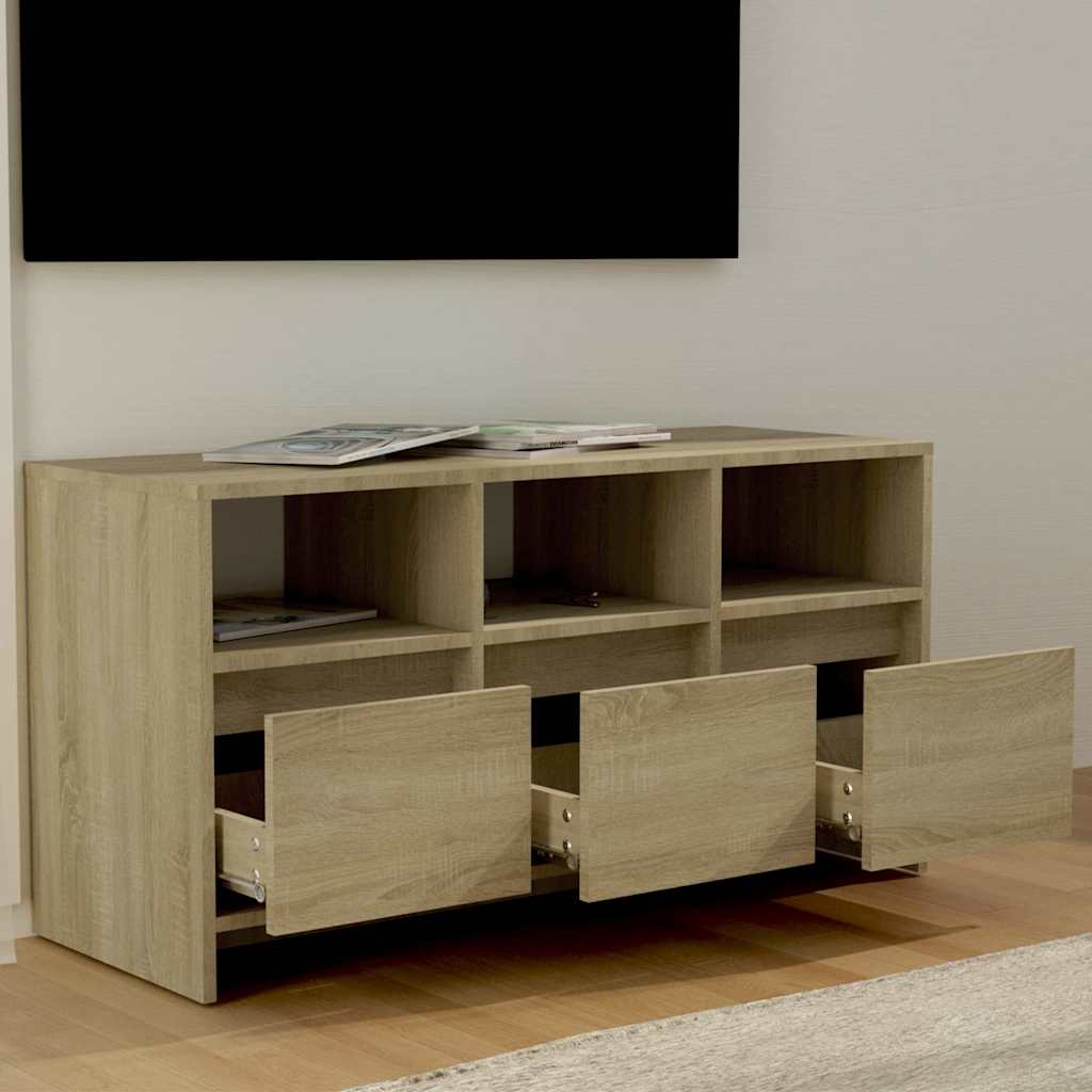 TV Cabinet Sonoma Oak 102x37,5x52,5 cm Engineered Wood