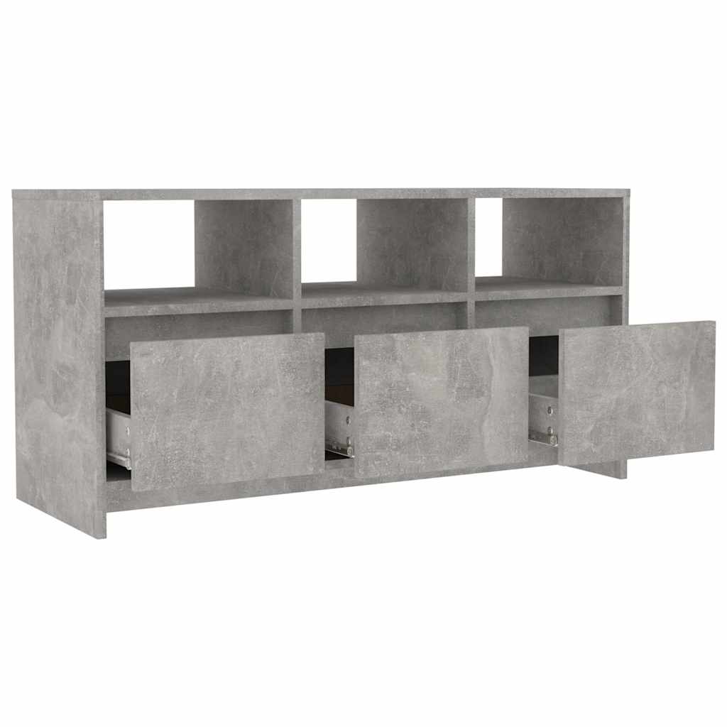 TV Cabinet Concrete Grey 102x37,5x52,5 cm Engineered Wood