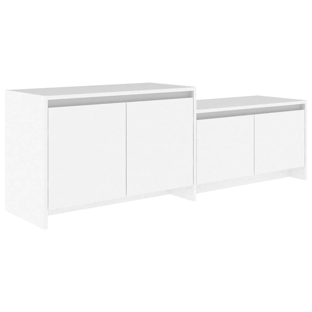 809809 vidaXL TV Cabinet White 146,5x35x50 cm Engineered Wood