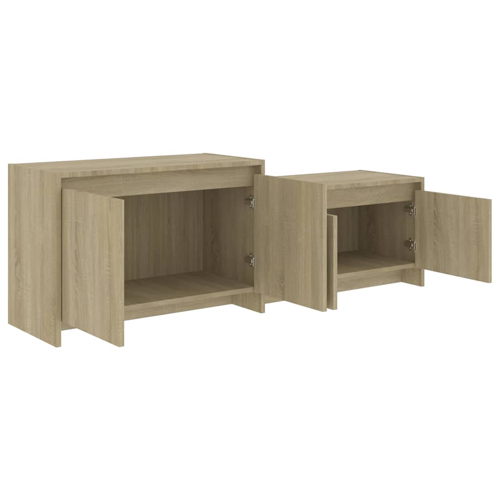 TV Cabinet Sonoma Oak 146,5x35x50 cm Engineered Wood