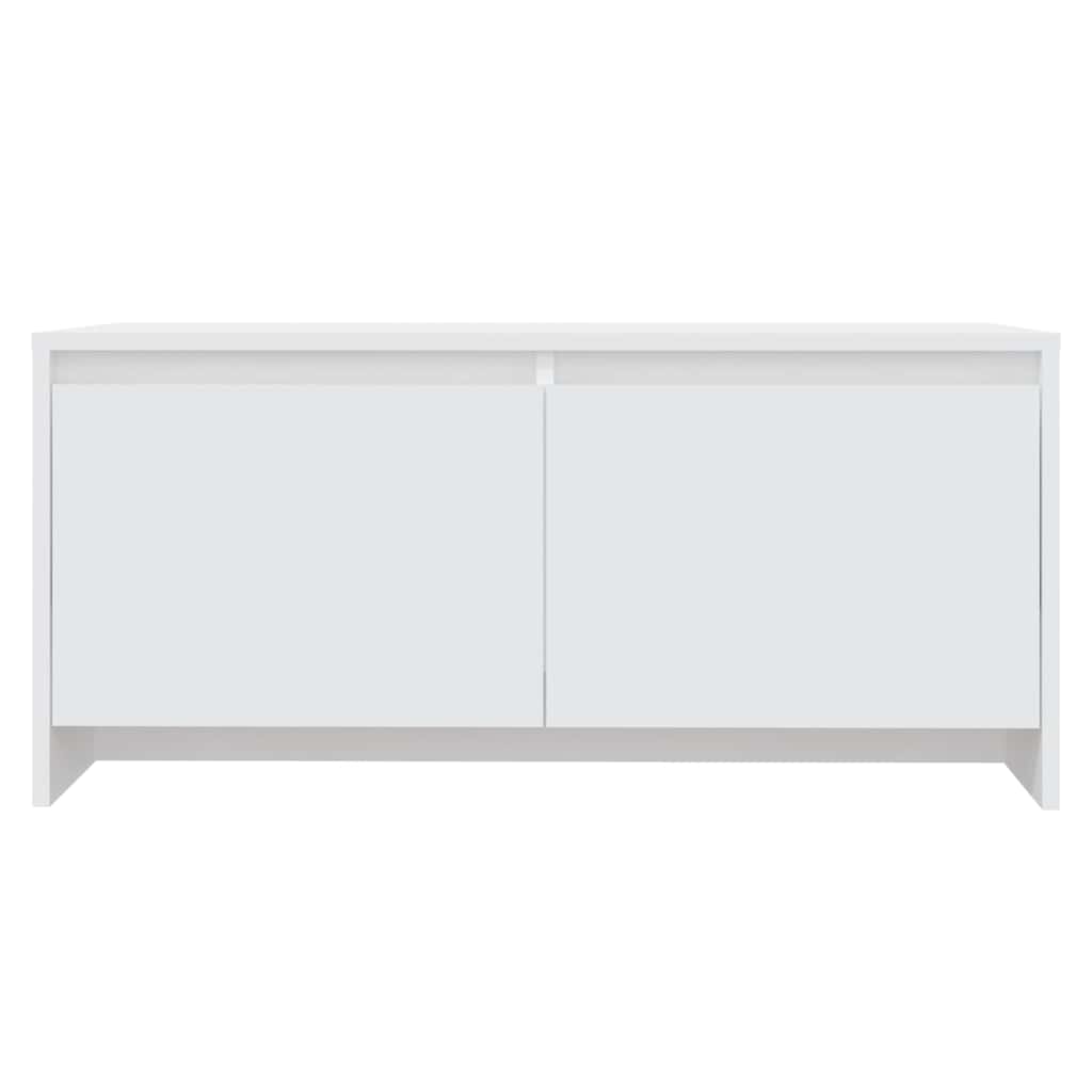 809818 vidaXL Coffee Table White 90x50x41,5 cm Engineered Wood