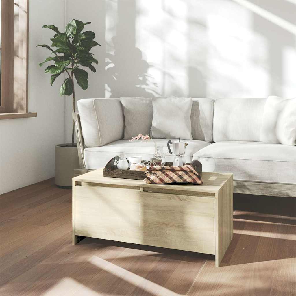 Coffee Table Sonoma Oak 90x50x41,5 cm Engineered Wood