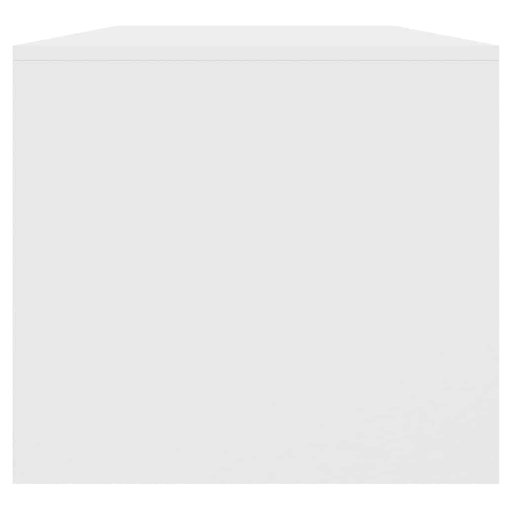 809827 vidaXL Coffee Table White 102x50x45 cm Engineered Wood