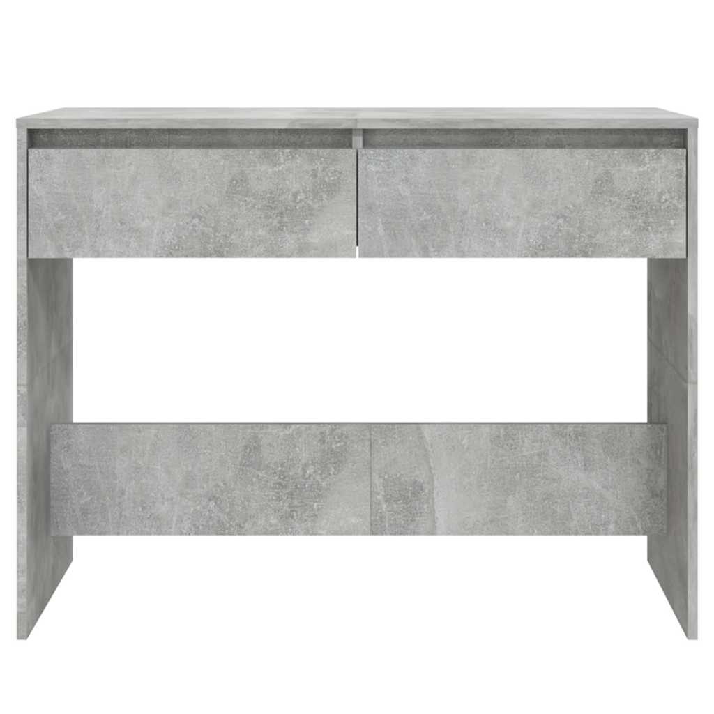 Console Table Concrete Grey 100x35x76,5 cm Engineered Wood