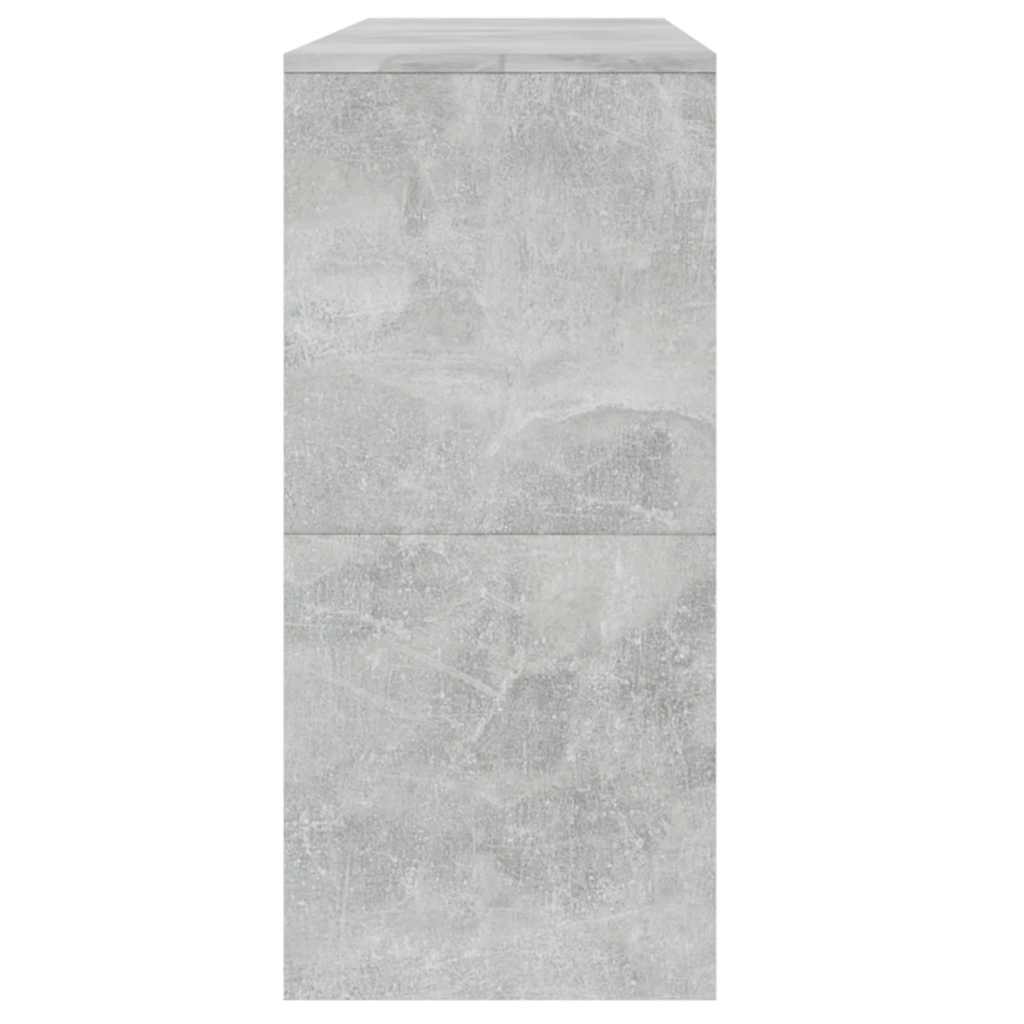 Console Table Concrete Grey 100x35x76.5 cm Engineered Wood