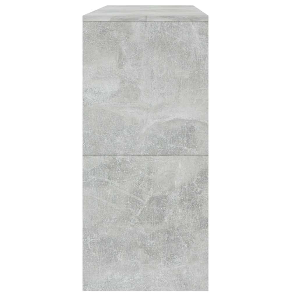 Console Table Concrete Grey 100x35x76,5 cm Engineered Wood