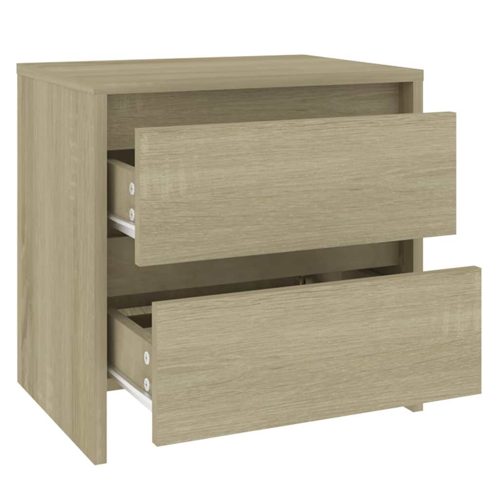 Bedside Cabinet Sonoma Oak 45x34,5x44,5 cm Engineered Wood