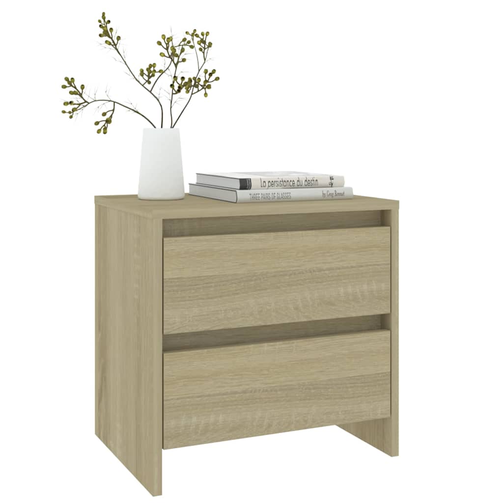 Bedside Cabinet Sonoma Oak 45x34,5x44,5 cm Engineered Wood