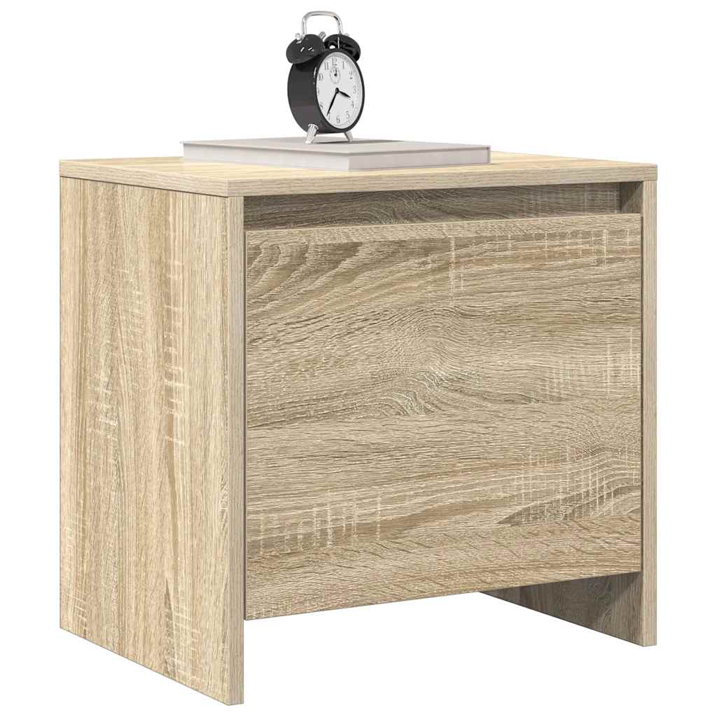 Bedside Cabinet Sonoma Oak 45x34x44.5 cm Engineered Wood