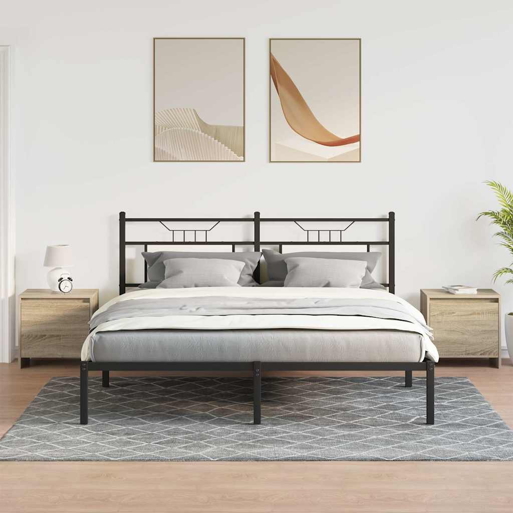 Bedside Cabinets 2 pcs Sonoma Oak 45x34x44,5 cm Engineered Wood