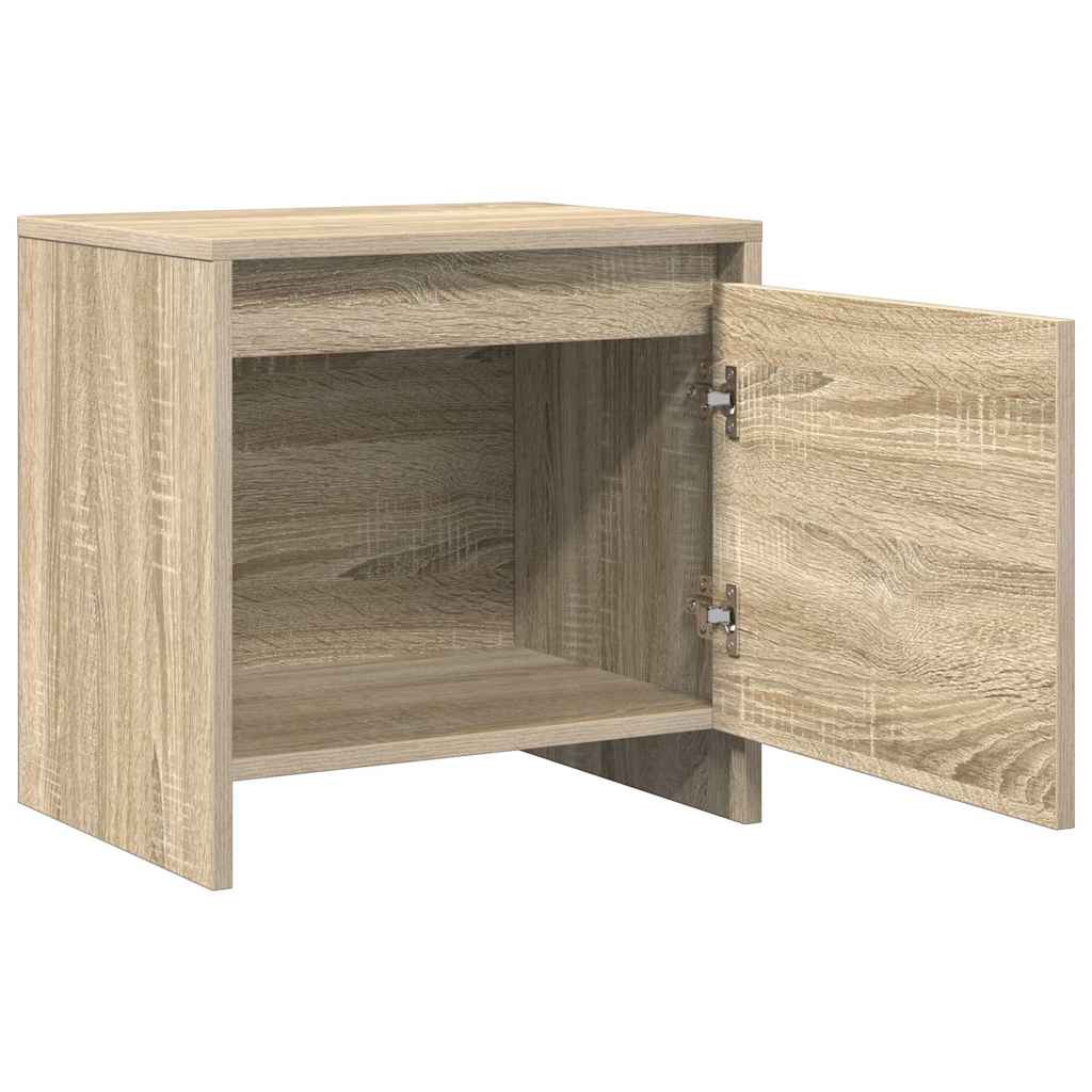 Bedside Cabinets 2 pcs Sonoma Oak 45x34x44,5 cm Engineered Wood
