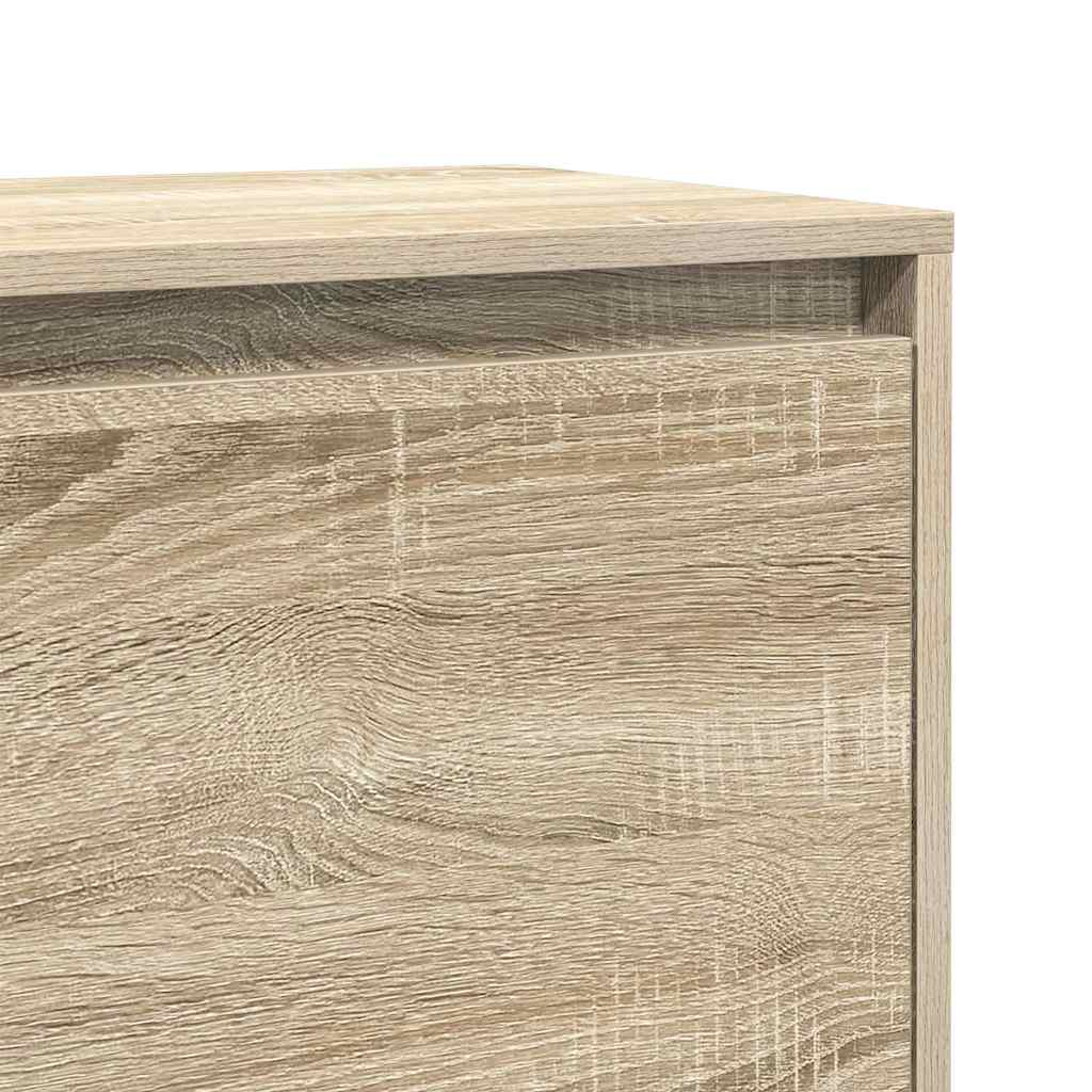Bedside Cabinets 2 pcs Sonoma Oak 45x34x44,5 cm Engineered Wood