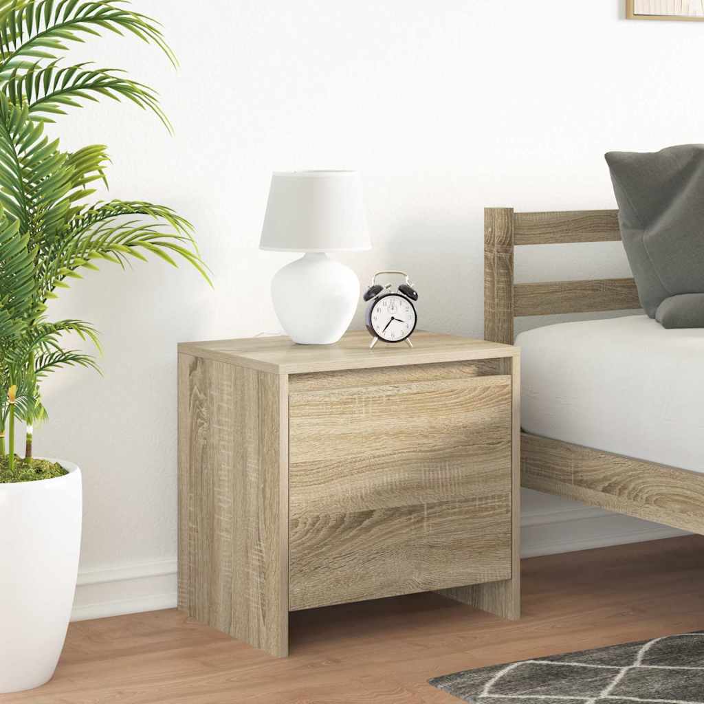Bedside Cabinets 2 pcs Sonoma Oak 45x34x44,5 cm Engineered Wood