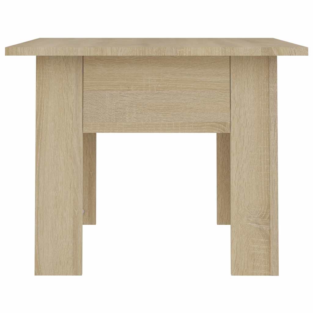Coffee Table Sonoma Oak 55x55x42 cm Engineered Wood