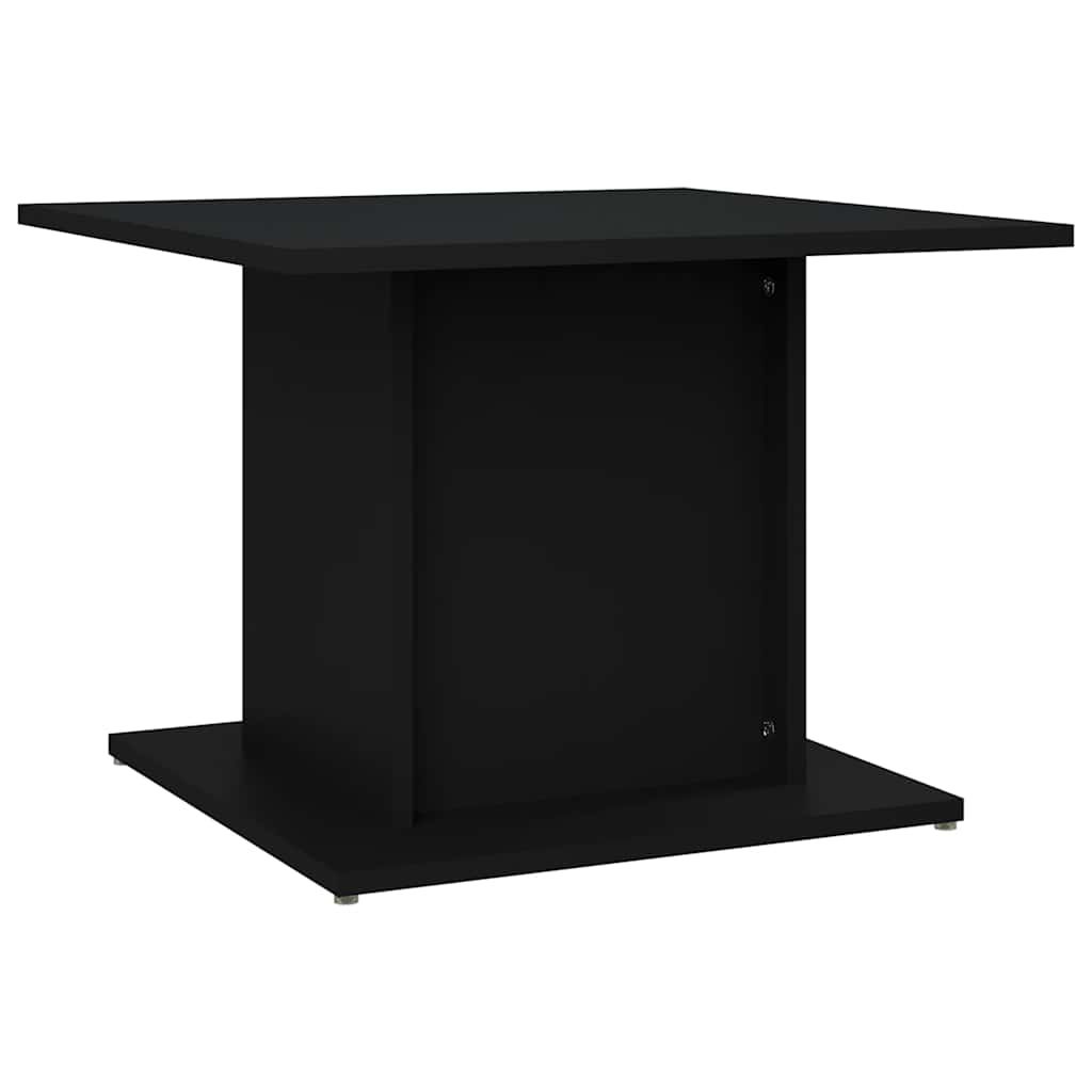 Coffee Table Black 55,5x55,5x40 cm Engineered Wood