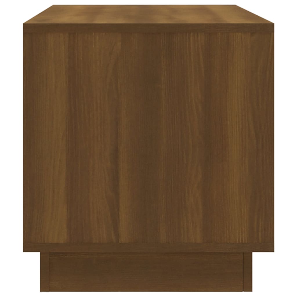 vidaXL TV Cabinet Brown Oak 102x41x44 cm Engineered Wood