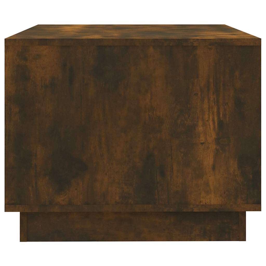 Coffee Table Smoked Oak 102,5x55x44 cm Engineered Wood