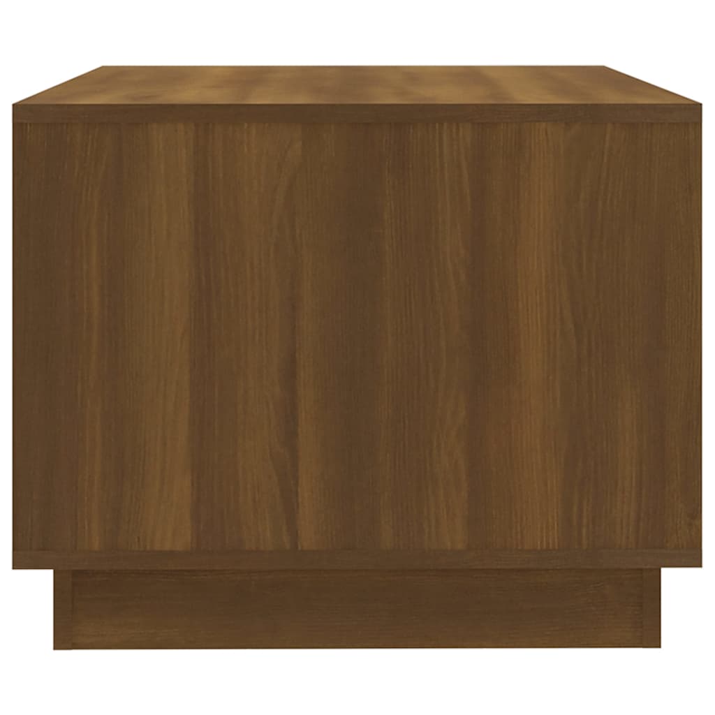 Coffee Table Brown Oak 102,5x55x44 cm Engineered Wood