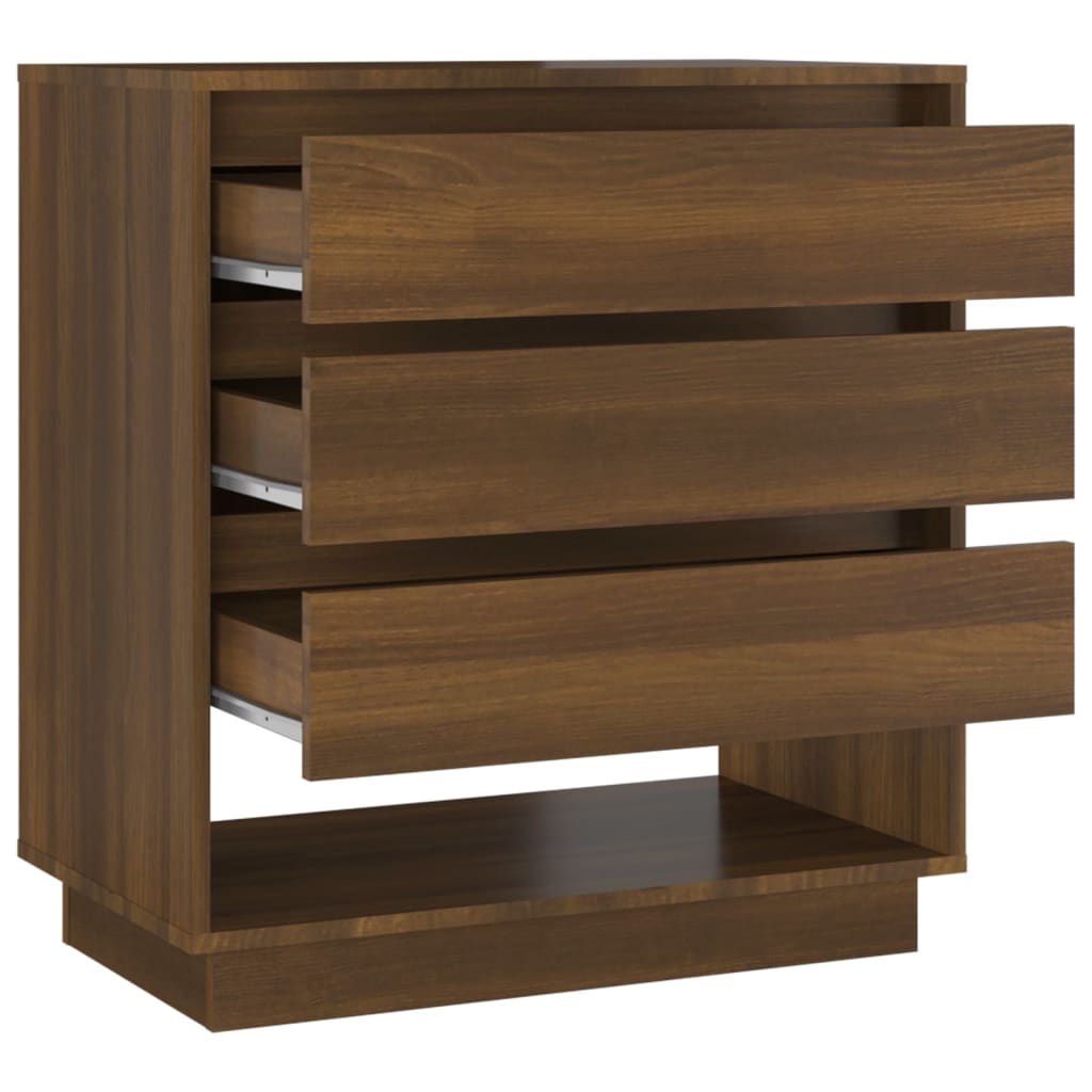 vidaXL Sideboard Brown Oak 70x41x75 cm Engineered Wood