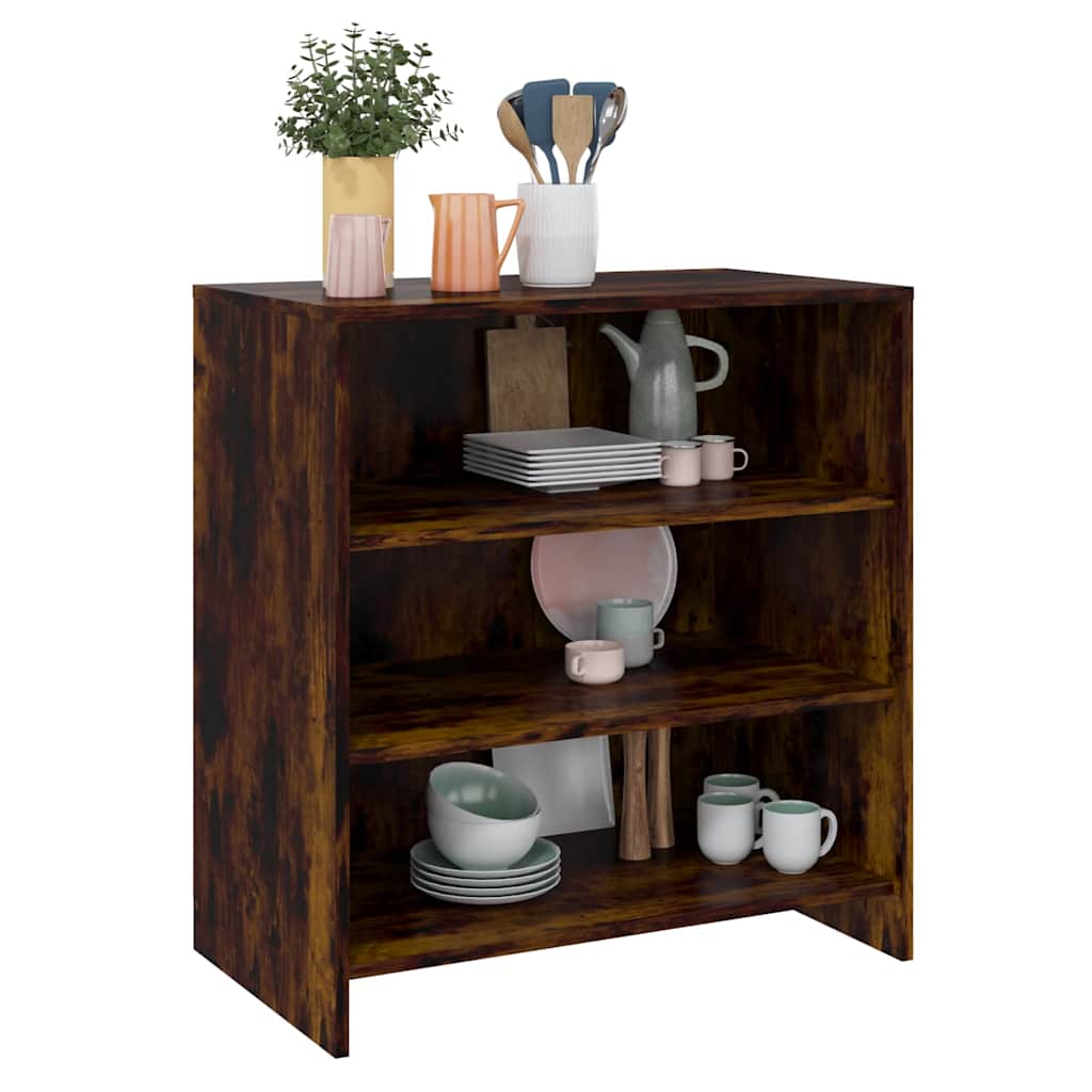 Sideboard Smoked Oak 70x40,5x75 cm Engineered Wood
