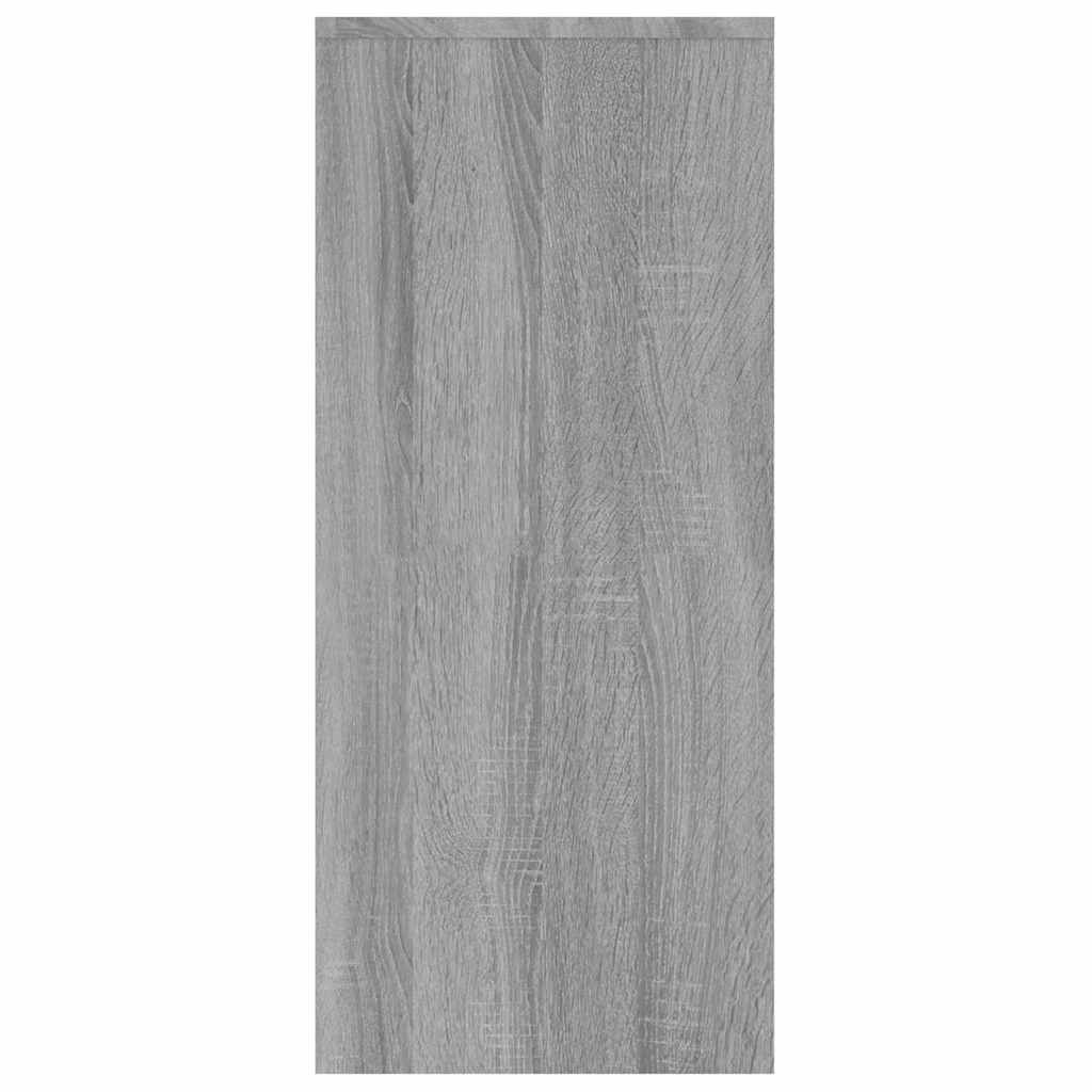 Sideboard Grey Sonoma 102x33x75 cm Engineered Wood