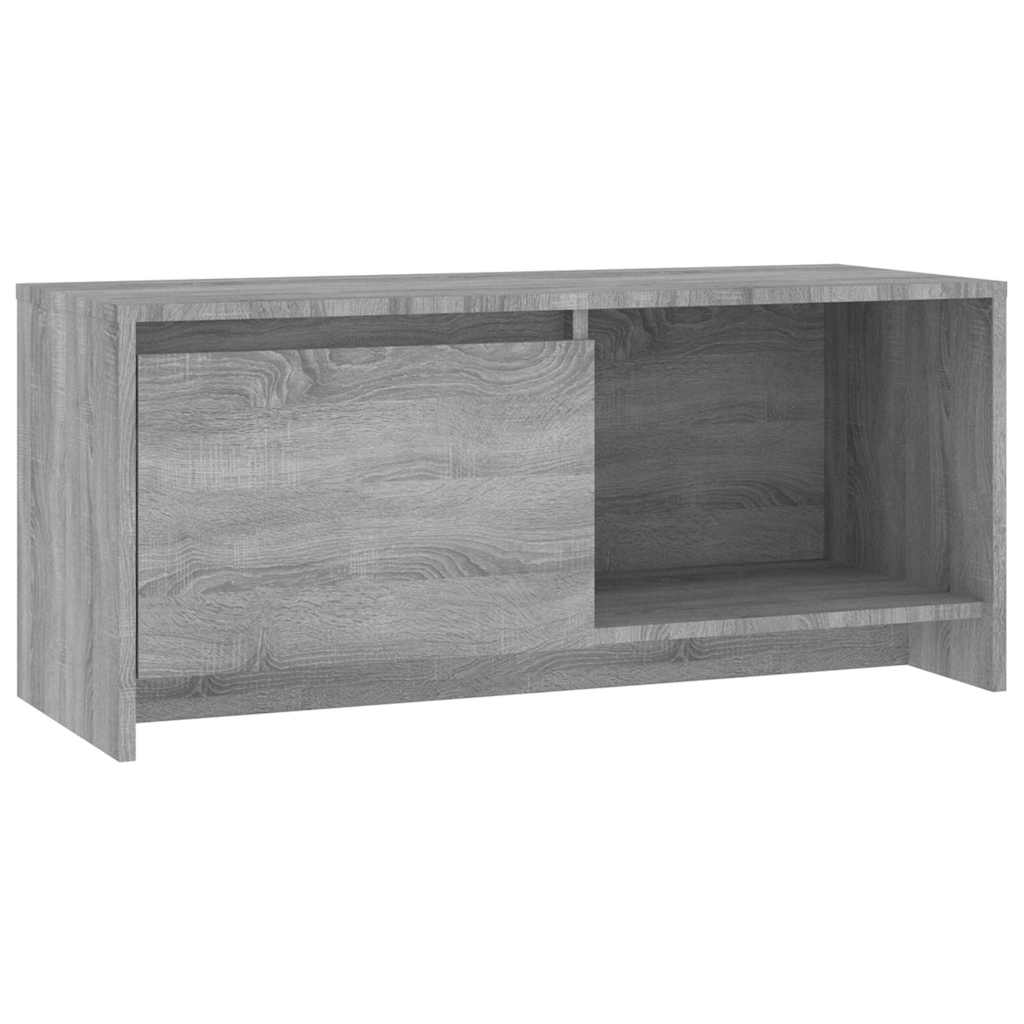 813018 vidaXL TV Cabinet Grey Sonoma 90x35x40 cm Engineered Wood