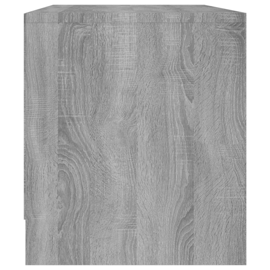 813018 vidaXL TV Cabinet Grey Sonoma 90x35x40 cm Engineered Wood