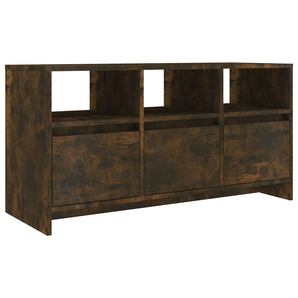 TV Cabinet Smoked Oak 102x37,5x52,5 cm Engineered Wood