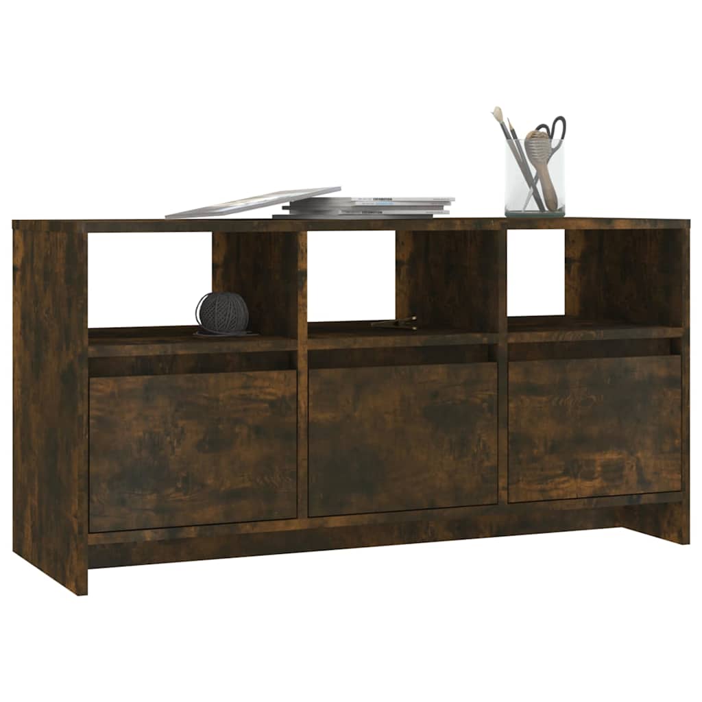 TV Cabinet Smoked Oak 102x37,5x52,5 cm Engineered Wood