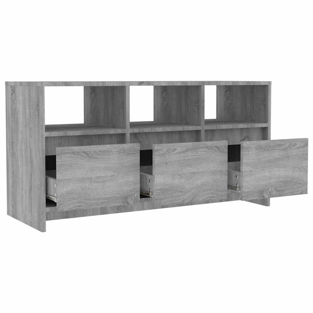 TV Cabinet Grey Sonoma 102x37,5x52,5 cm Engineered Wood