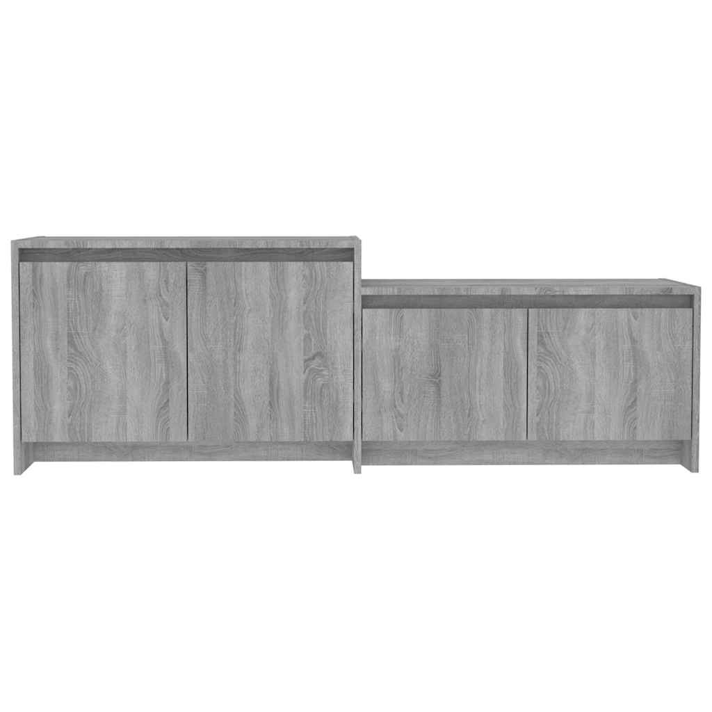 TV Cabinet Grey Sonoma 146,5x35x50 cm Engineered Wood