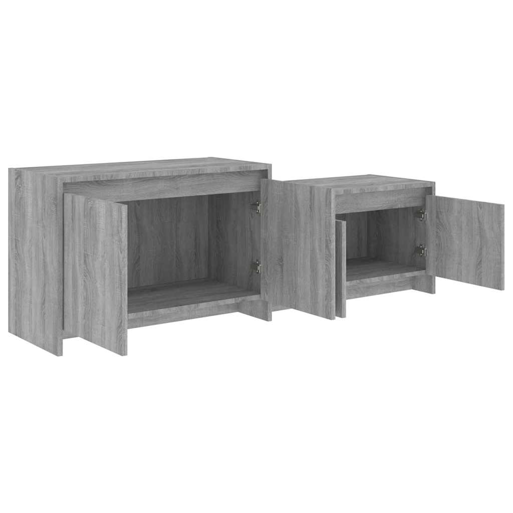TV Cabinet Grey Sonoma 146,5x35x50 cm Engineered Wood