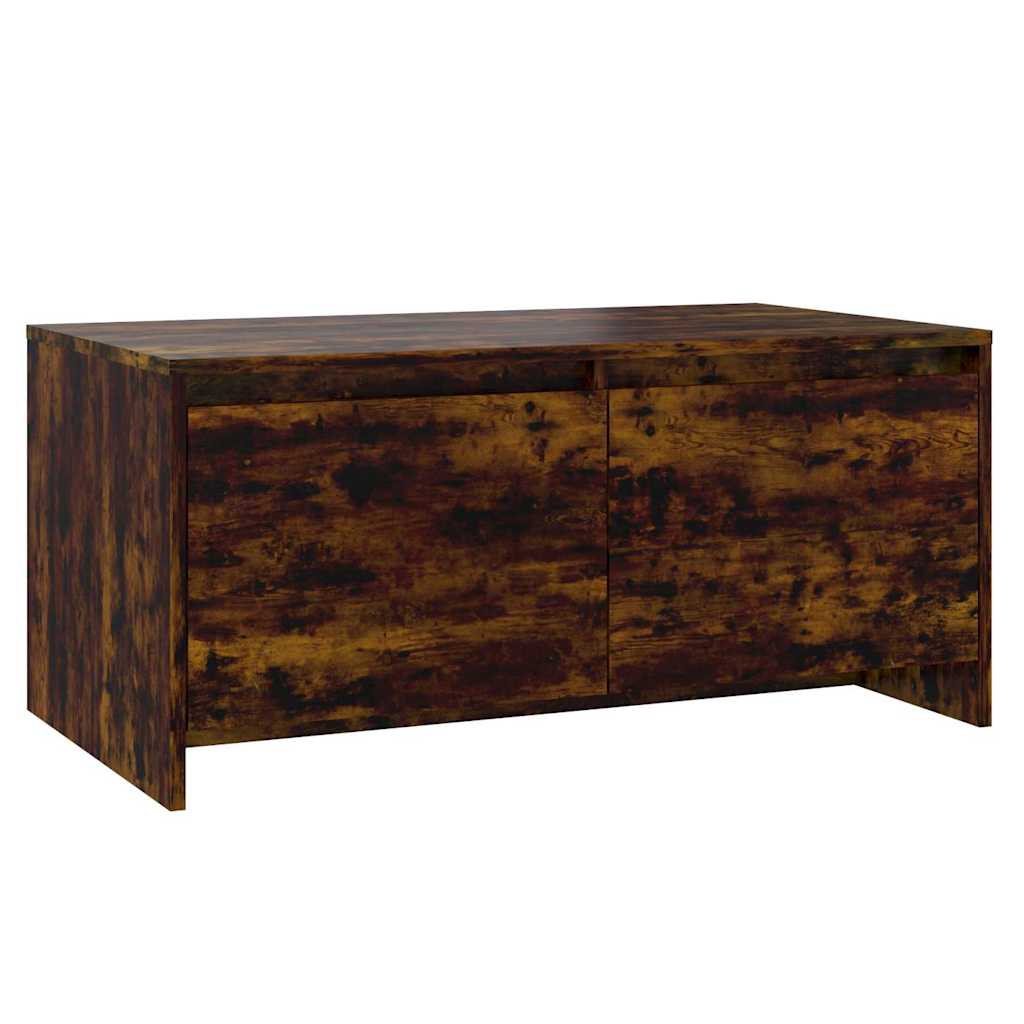 Coffee Table Smoked Oak 90x50x41,5 cm Engineered Wood