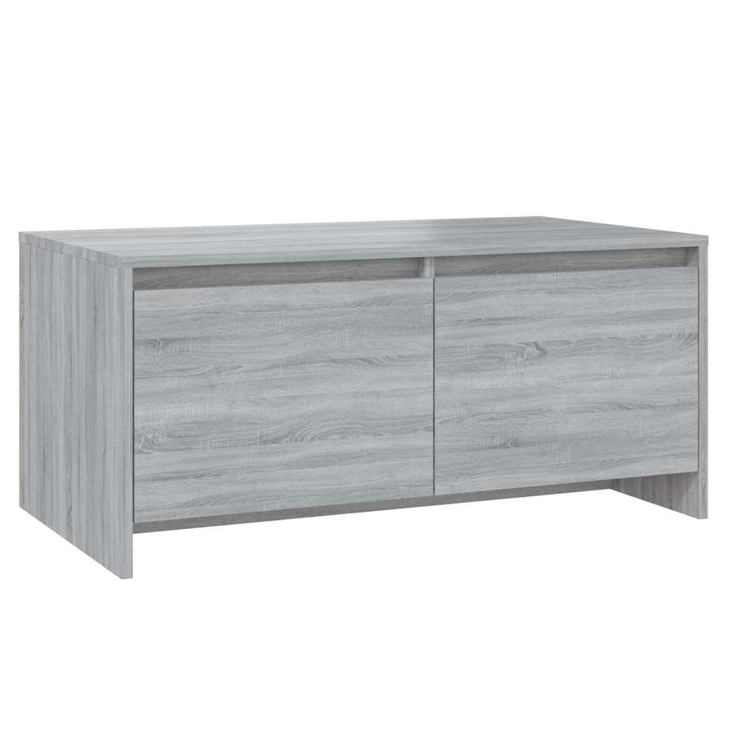 813030 vidaXL Coffee Table Grey Sonoma 90x50x41,5 cm Engineered Wood