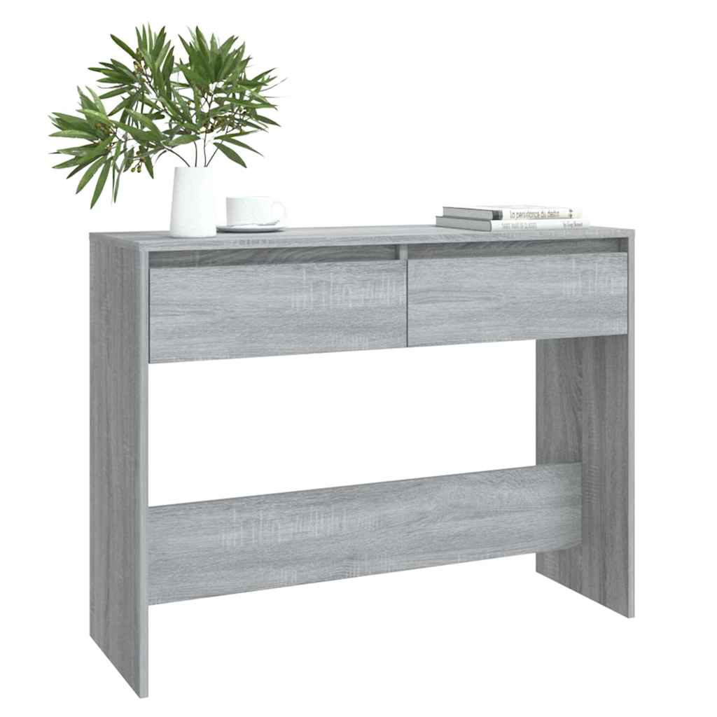 Console Table Grey Sonoma 100x35x76,5 cm Engineered Wood