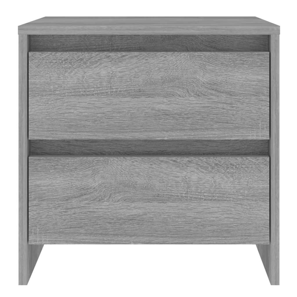 813040 vidaXL Bedside Cabinet Grey Sonoma 45x34,5x44,5 cm Engineered Wood