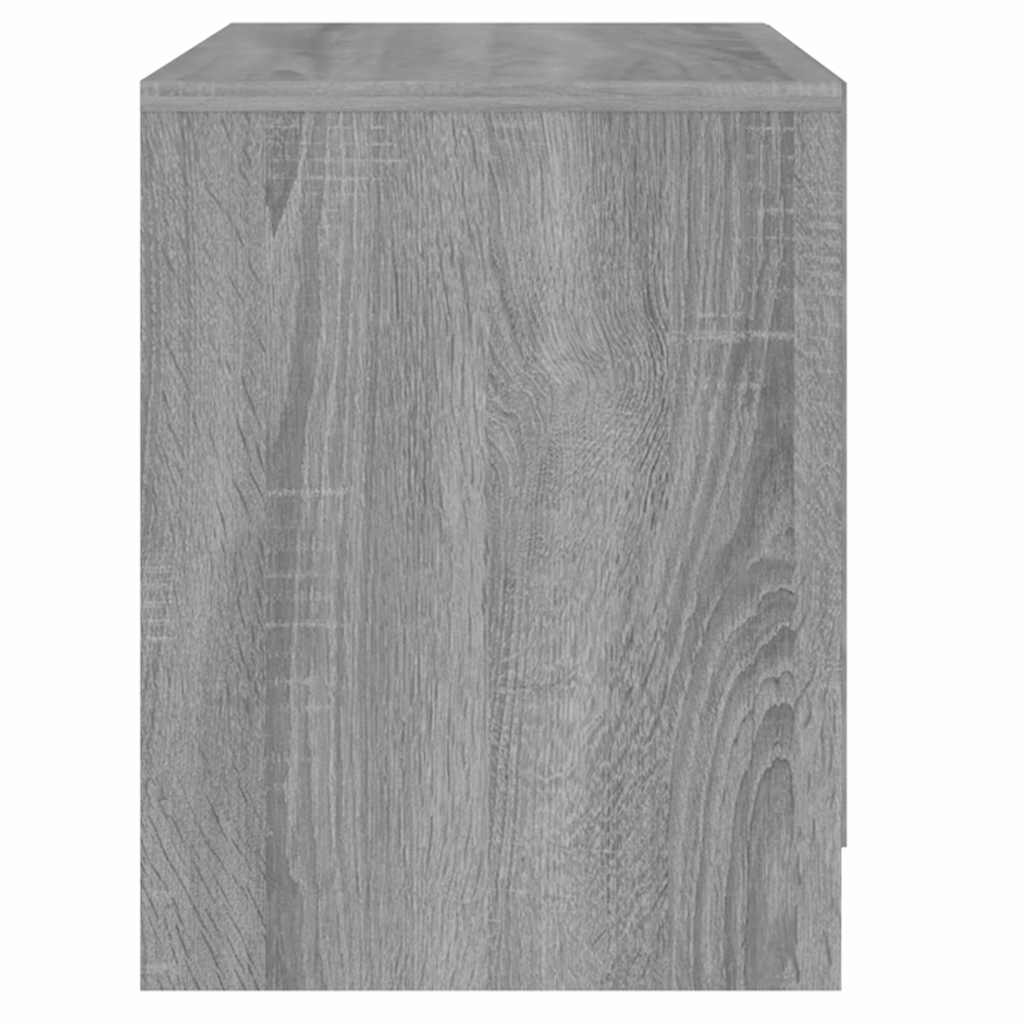 813040 vidaXL Bedside Cabinet Grey Sonoma 45x34,5x44,5 cm Engineered Wood