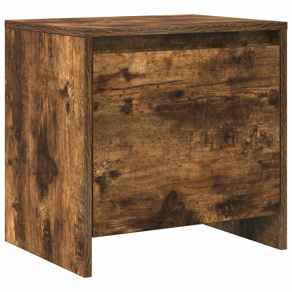 Bedside Cabinet Smoked Oak 45x34x44,5 cm Engineered Wood