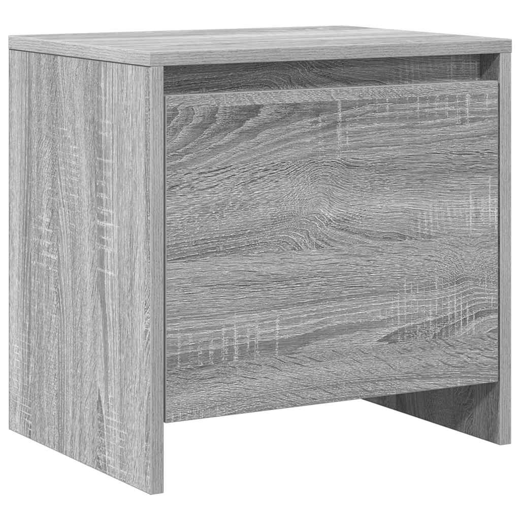 Bedside Cabinet Grey Sonoma 45x34x44,5 cm Engineered Wood