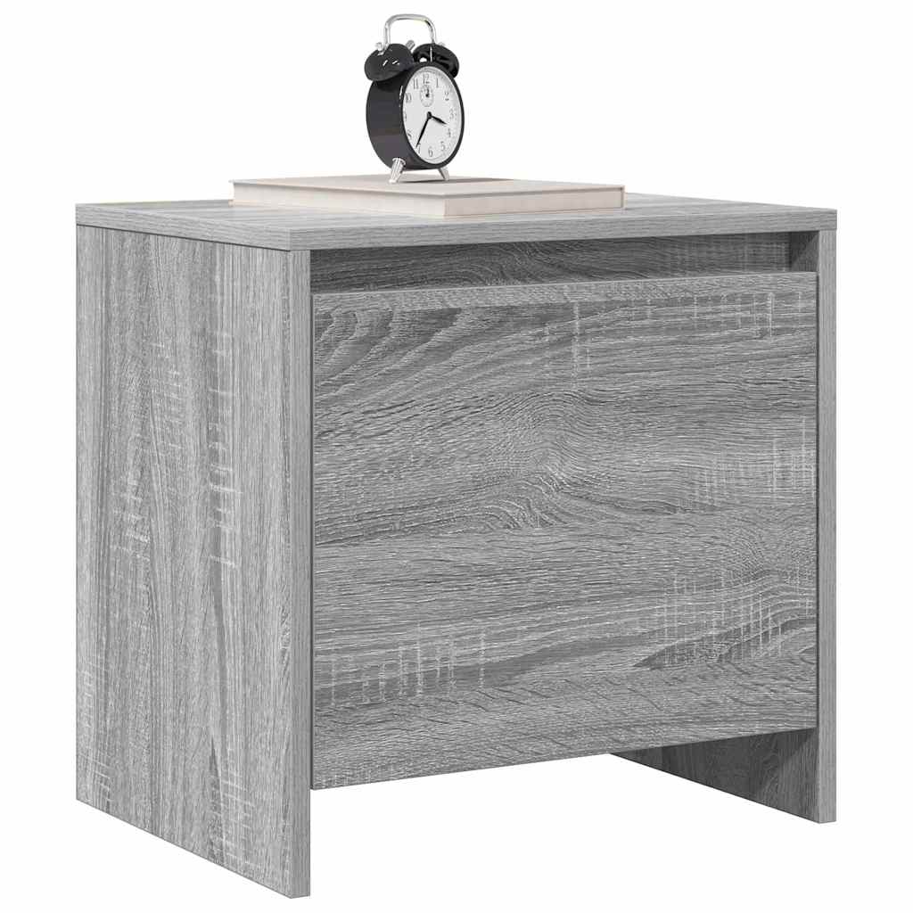 Bedside Cabinet Grey Sonoma 45x34x44,5 cm Engineered Wood