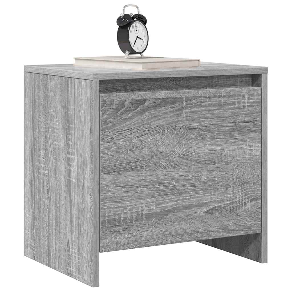 Bedside Cabinet Grey Sonoma 45x34x44.5 cm Engineered Wood