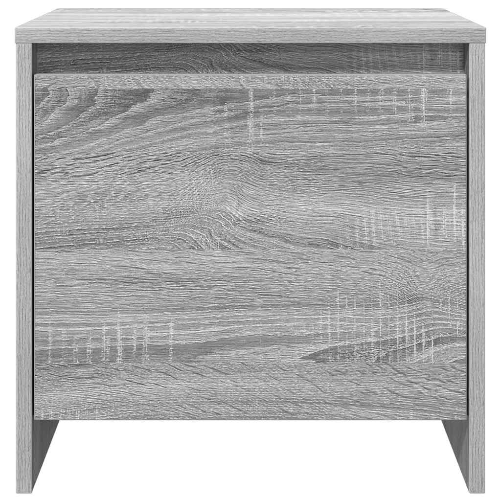 Bedside Cabinet Grey Sonoma 45x34x44,5 cm Engineered Wood