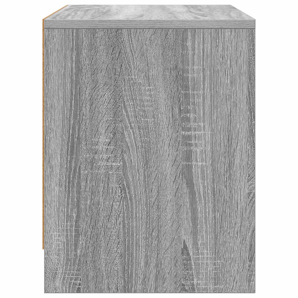 Bedside Cabinet Grey Sonoma 45x34x44,5 cm Engineered Wood