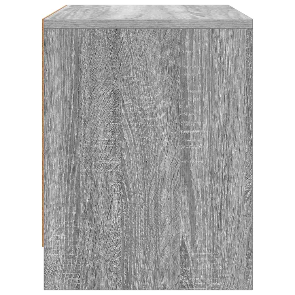 Bedside Cabinet Grey Sonoma 45x34x44.5 cm Engineered Wood