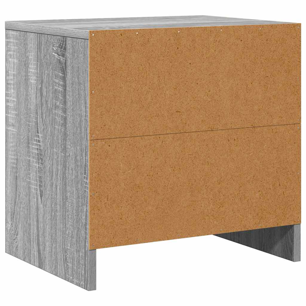 Bedside Cabinet Grey Sonoma 45x34x44,5 cm Engineered Wood