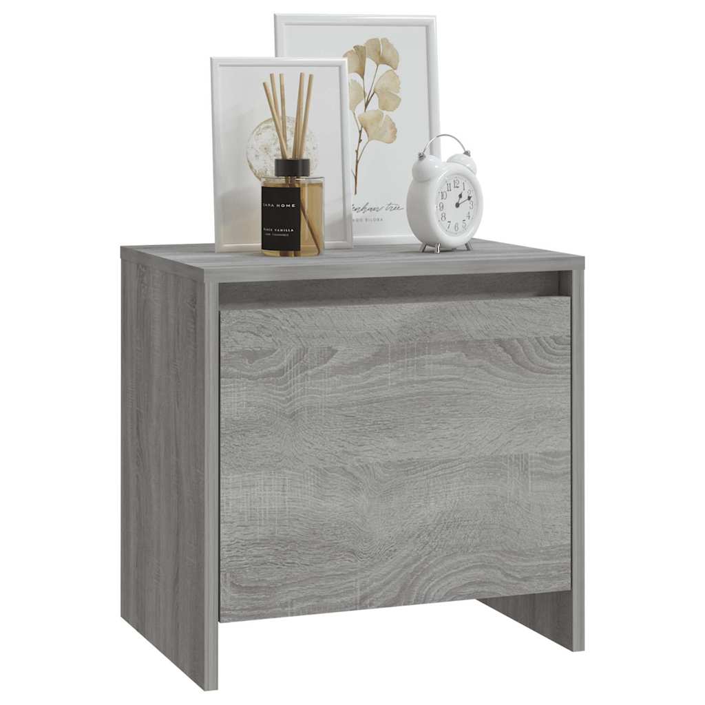 Bedside Cabinets 2 pcs Grey Sonoma 45x34x44.5cm Engineered Wood