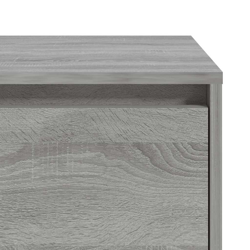 Bedside Cabinets 2 pcs Grey Sonoma 45x34x44.5cm Engineered Wood