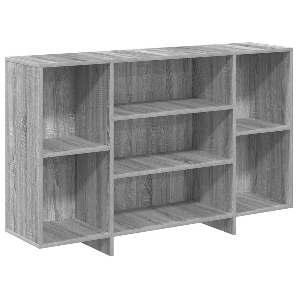 813066 vidaXL Sideboard Grey Sonoma 120x30x75 cm Engineered Wood