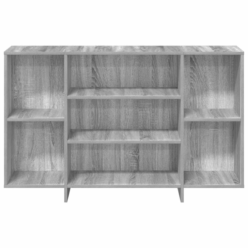 813066 vidaXL Sideboard Grey Sonoma 120x30x75 cm Engineered Wood